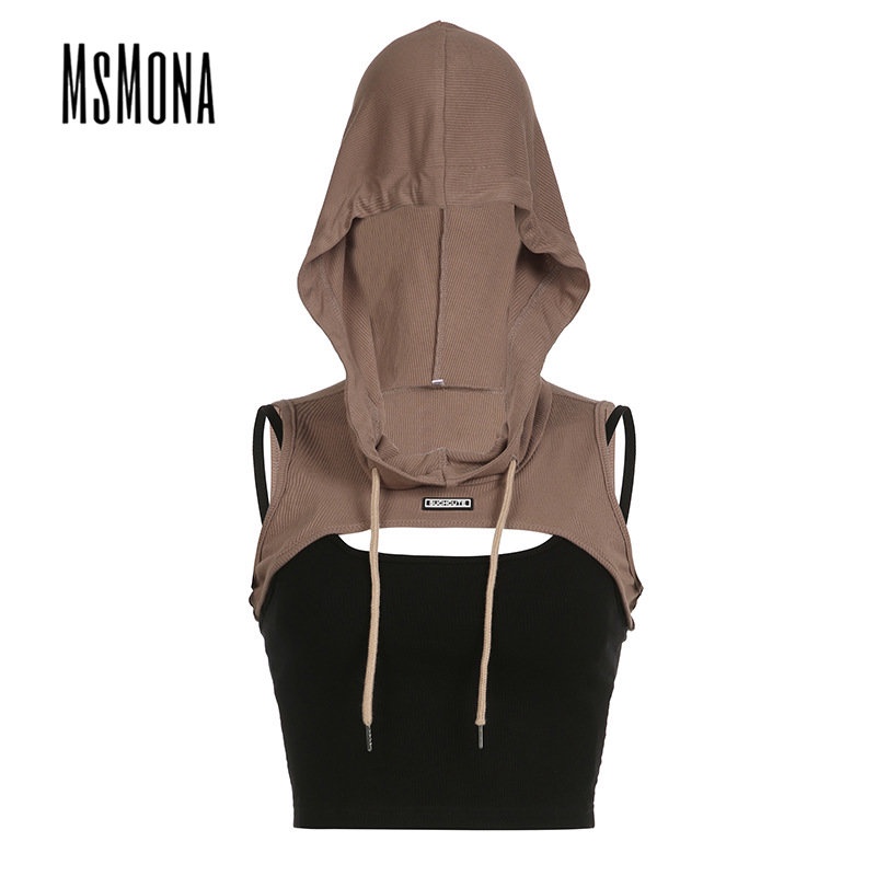 Áo Hoodie Sát Nách Màu Trơn In Họa Tiết Hoa Thời Trang 2023 Cho Nữ