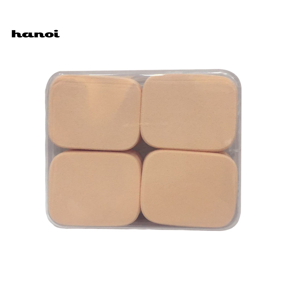 Set 12 Mút Trang Điểm Ướt / Khô Mềm Mịn Có Lỗ Nhỏ Gọn Cho Nữ