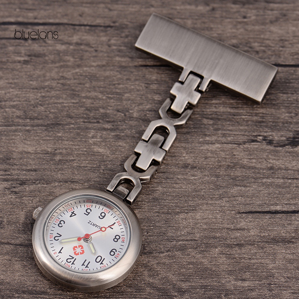 Đồng Hồ Dạng Kẹp Mặt Tròn Thời Trang Cho Y Tá