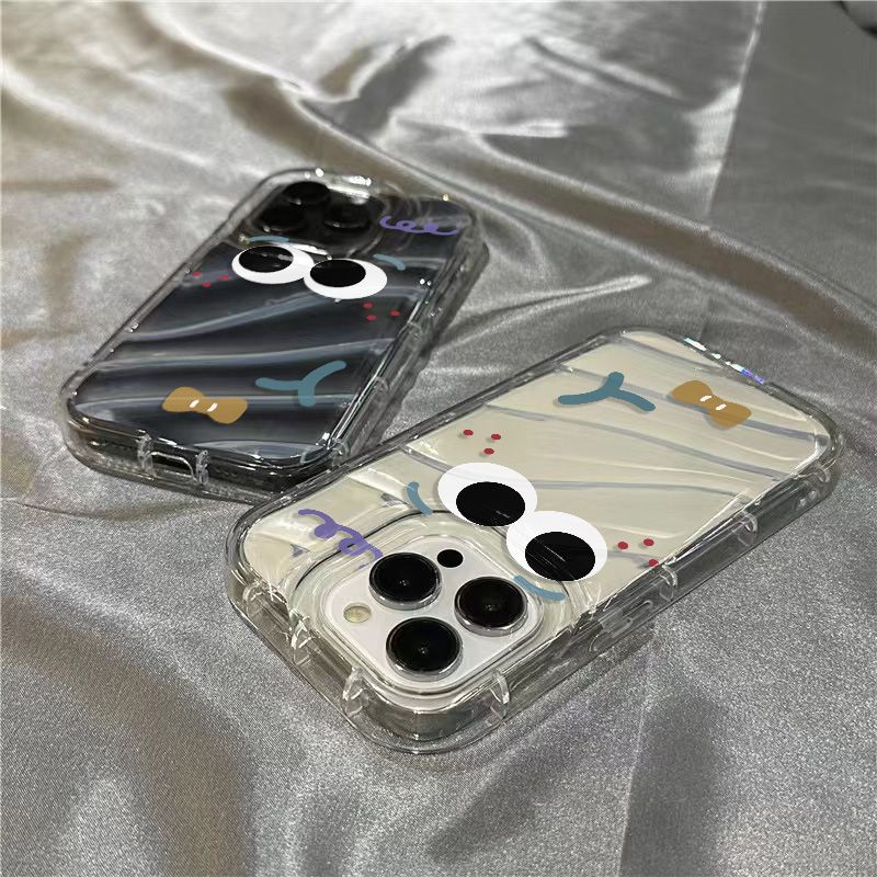 Ốp Điện Thoại Dẻo Trong Suốt Họa Tiết Hoạt Hình Cảm Xúc Dễ Thương Cho iPhone14promaxxr / 7 plus / 11ins8 1312