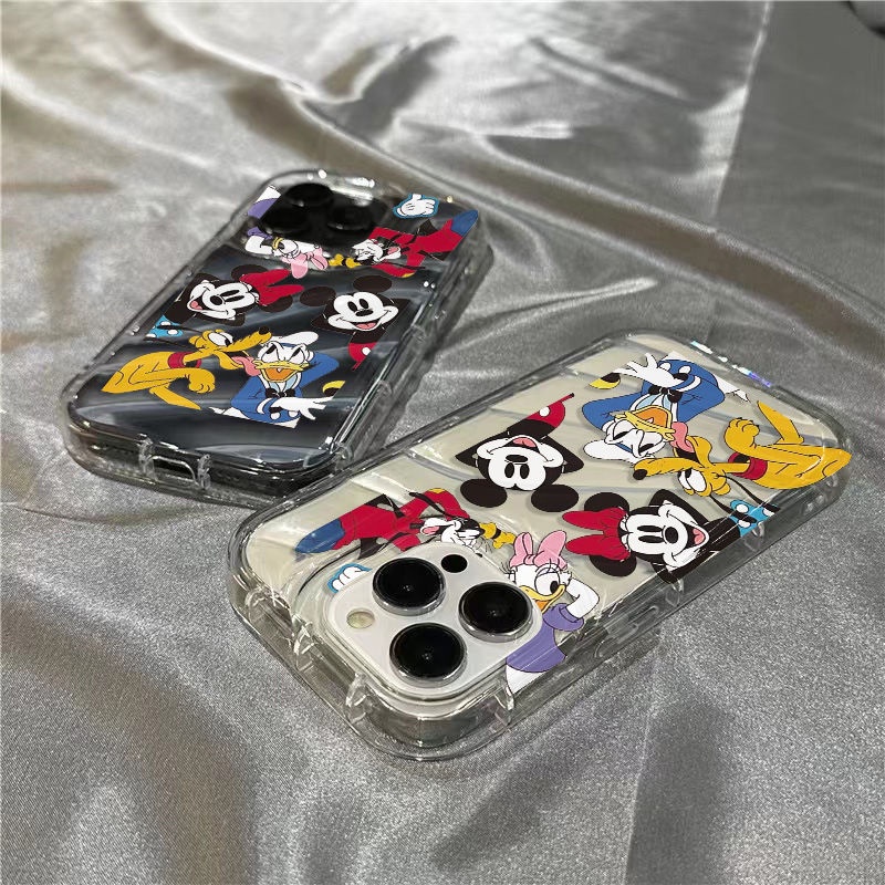 Ốp Điện Thoại Dẻo Trong Suốt Họa Tiết Hoạt Hình Mickey Dễ Thương Cho IphonexrPlus7 11iPhone14promax / 81312 Apple 6LNL