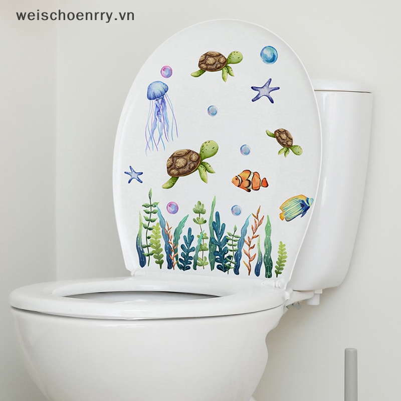 Bộ 11 Đề Can Dán Toilet Hình Động Vật Ngộ Nghĩnh