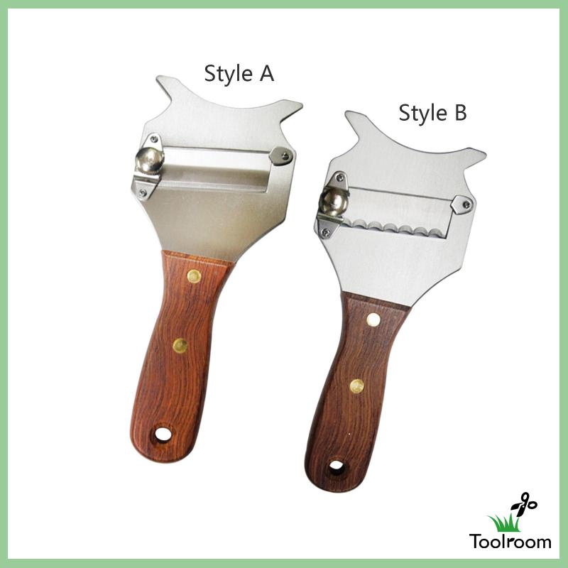 Dụng Cụ Cắt Phô Mai / Socola Thiết Kế Cán Gỗ Tùy Chỉnh Tiện Dụng Cho Nhà Bếp