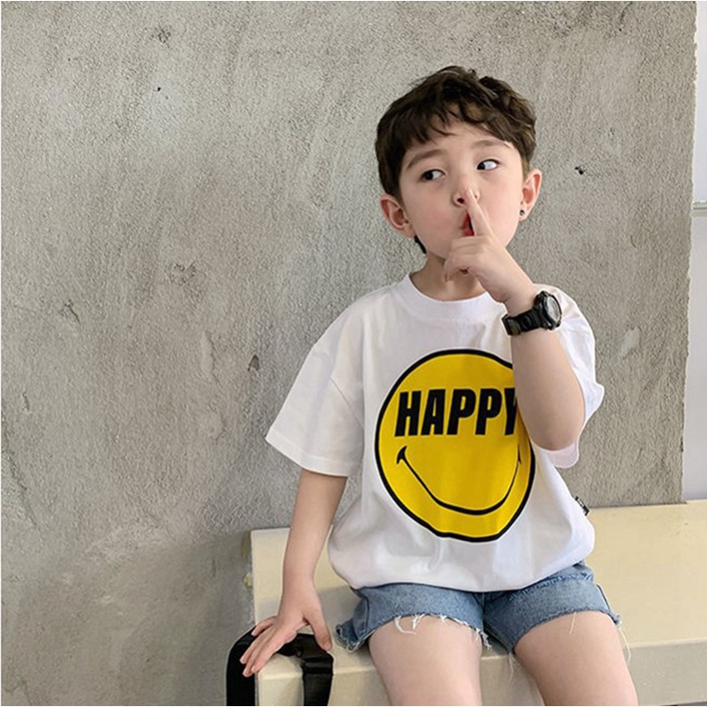 NRVP Mới Áo Thun 100% Cotton Tay Ngắn Dáng Rộng Unisex Cho Các Bé