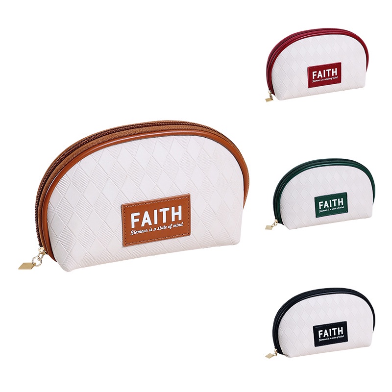 Túi Đựng Đồ Trang Điểm Hình Tròn Tiện Lợi Khi Đi Du Lịch