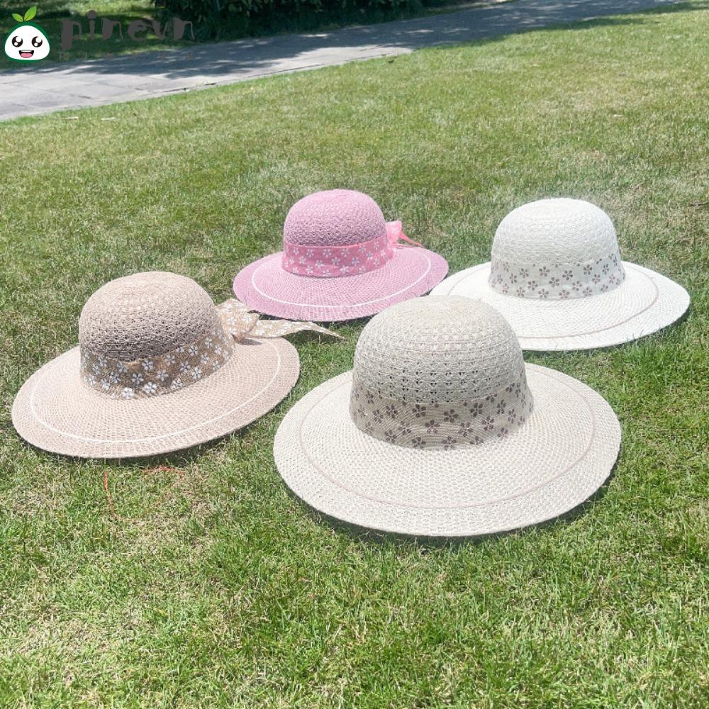 Nón Cối Rộng Vành Chất Liệu Polyester Cotton Thoáng Khí Chống Nắng Thiết Kế Mới Thời Trang Cho Nữ