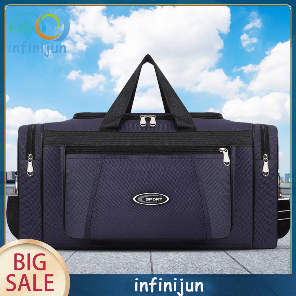 Túi Du Lịch Cỡ Lớn Bằng Vải Oxford Có Khóa Kéo Tiện Dụng