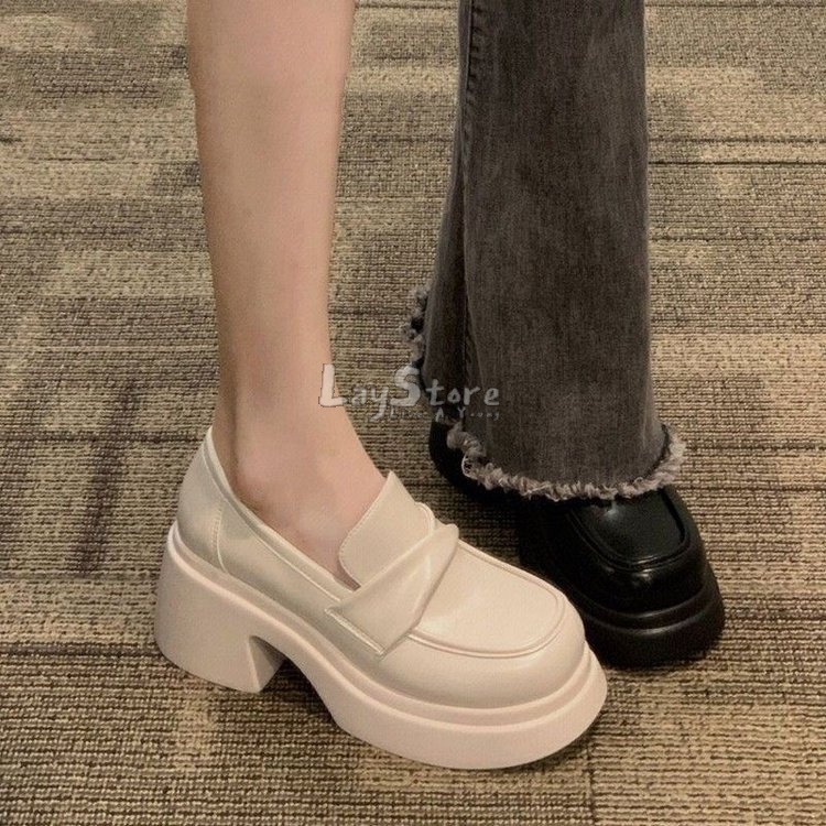 UOUO giày cao gót đế vuông Giày Sandal Cao Gót Mũi Vuông dép Dày Không Thấm Nước Cho Búp Bê Barbie 28ZMLZ062703