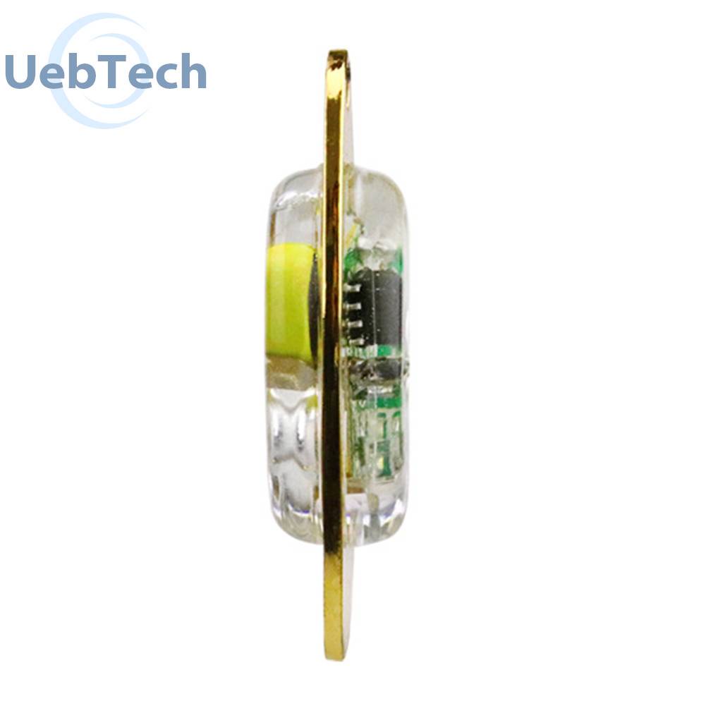 Set 2 Mồi Giả Nhử Cá 5cm 10g Hình Đôi Mắt Gắn Kèm Đèn LED