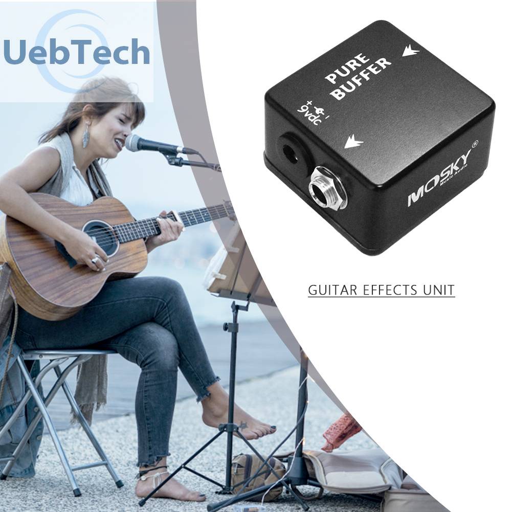 Bàn Đạp Hiệu Ứng Vỏ Kim Loại Cho Đàn Guitar