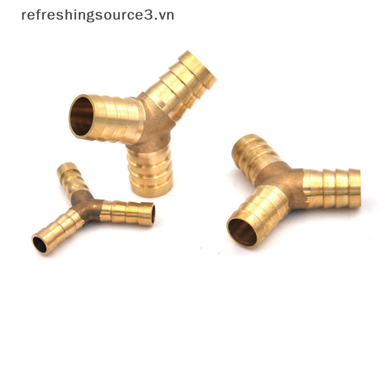 {REFRE3} Đầu Nối Chia Ống Nhiên Liệu Khí Làm Mới 3.vn} Bằng Đồng Thau &quot;Y&quot;