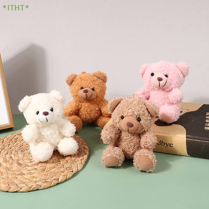 Móc Khóa Gấu Nhồi Bông 10CM Đáng Yêu Dành Cho Bé Gái Mới