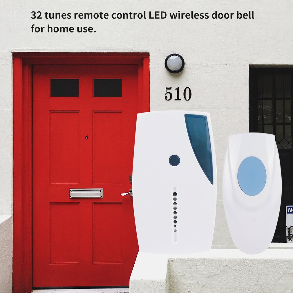 =Christmas=Wireless Home Doorbell 30m Range Cordless Music Door Bell Security System