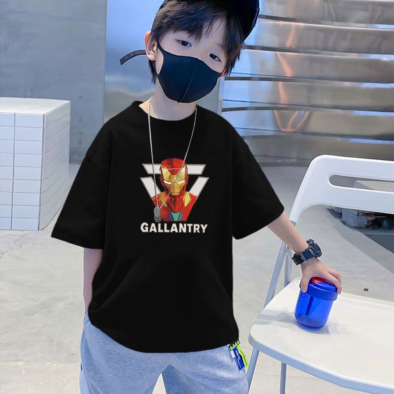 Yidanl Mới Áo Thun 100% Cotton Tay Ngắn Unisex Cho Bé