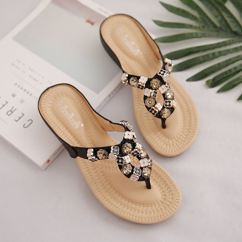 Dép Sandal Xỏ Ngón Đế Mềm Phong Cách Mới Cho Phụ Nữ Mang Thai