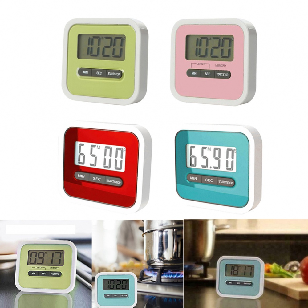 Đồng Hồ Hẹn Giờ Nấu Ăn Màn Hình LCD Tiện Dụng