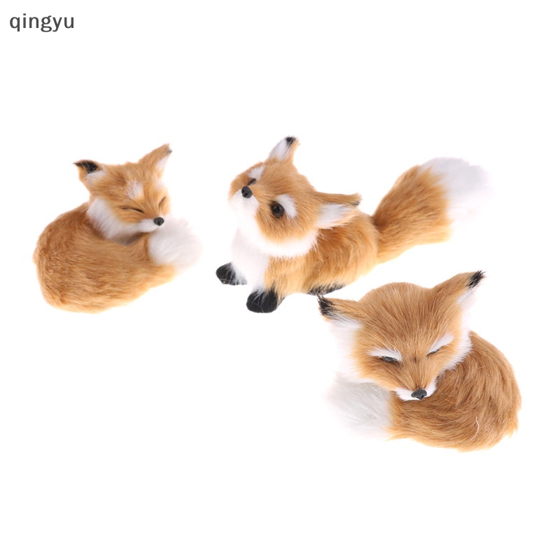 Qingyu Mô Hình Đồ Chơi Mô Phỏng Xương Cáo Bằng Poly Lông Thú Dành Cho Trang Trí Nhà Cửa Sinh Nhật Tốt Nhất