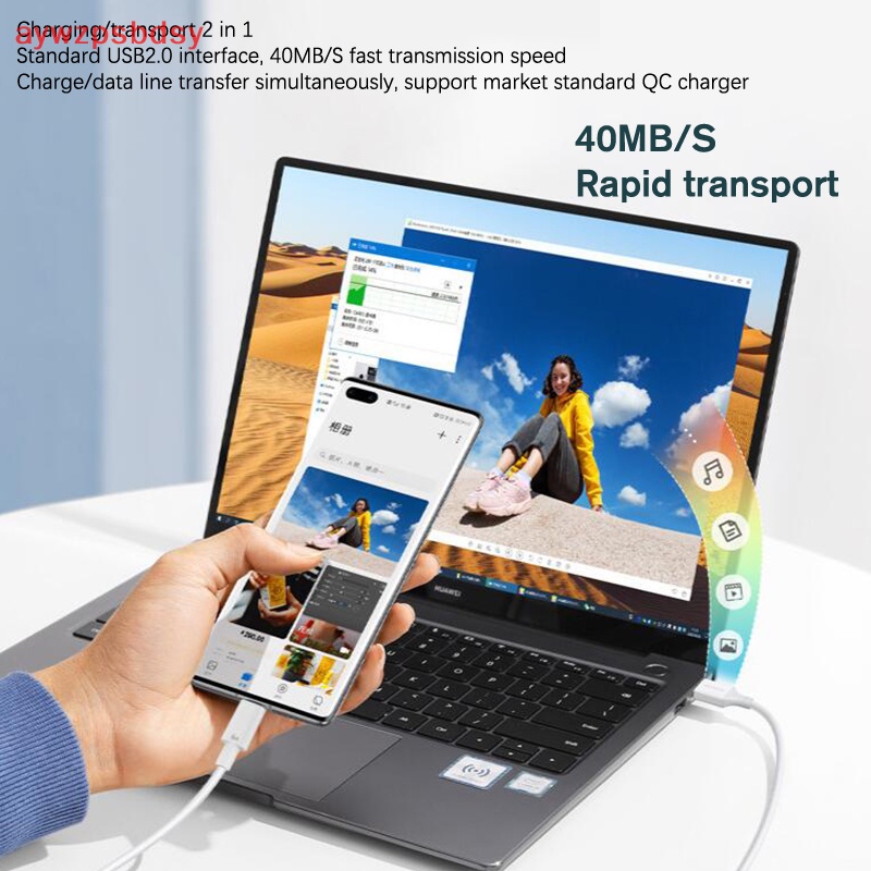 1/1 5 dặm 6A 66W Cáp sạc siêu nhanh USB Type-C cho Xiaomi Samsung Huawei mới
