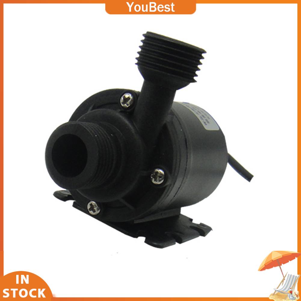 Có thể bán buôn Bơm Tăng Áp Động Cơ Không Chổi Than Tiếng Ồn Thấp DC12V 19W 800L/phút Xả Nâng 12M Cho Máy Sưởi