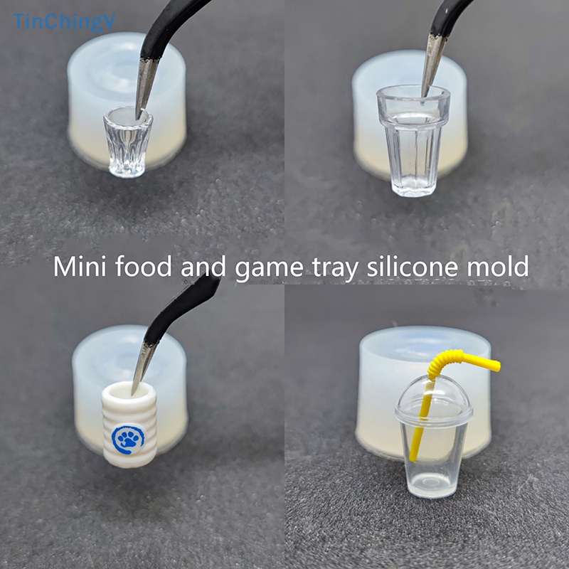 [TinChingV] Khuôn Silicon Làm Cốc Đồ Chơi Búp Bê Mini Trang Trí Nhà Búp Bê