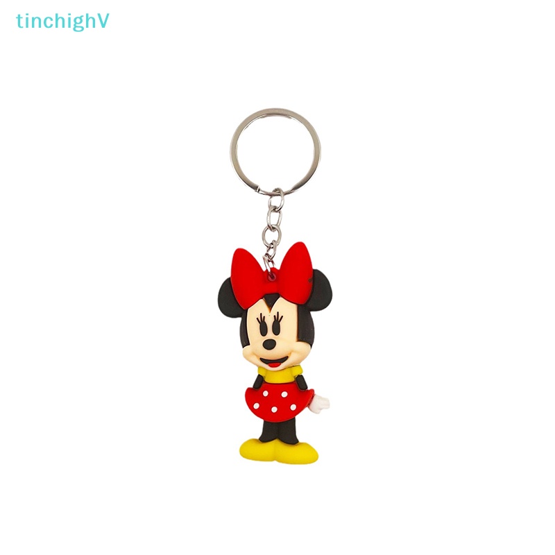 [TinchighV] 1 Móc Khóa Cặp Đôi Bằng Silicon Hình Mickey Minnie Daisy Gấu Pooh Chuột Mickey Dễ Thương Làm Quà Tặng Nhỏ [Mới]