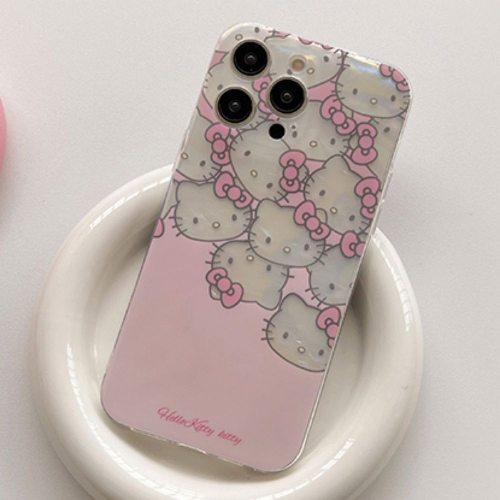 Ốp Điện Thoại TPU Mềm Chống Sốc In Hình Hello Kitty Dễ Thương Cho IPhone 14 13 12 11 Pro Max X XR 8 7 Plus SE
