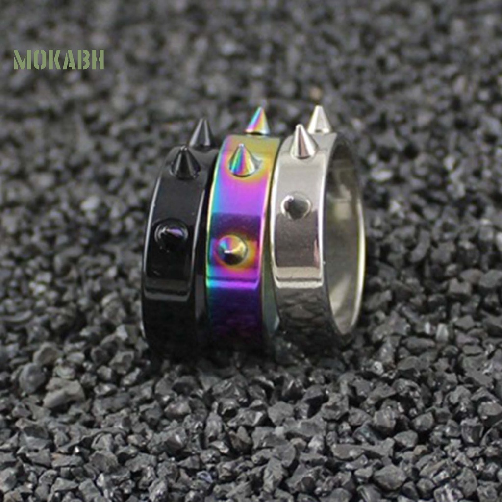 Nhẫn Đeo Tay Bằng Thép Không Gỉ Nhỏ Gọn Dễ Phối Đồ