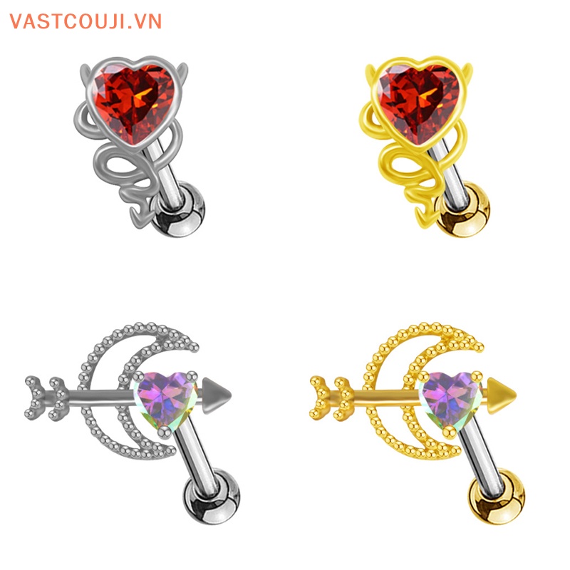 1 Khuyên Rốn / Núm Vú Giả Hình Trái Tim Thời Trang Cho Nữ