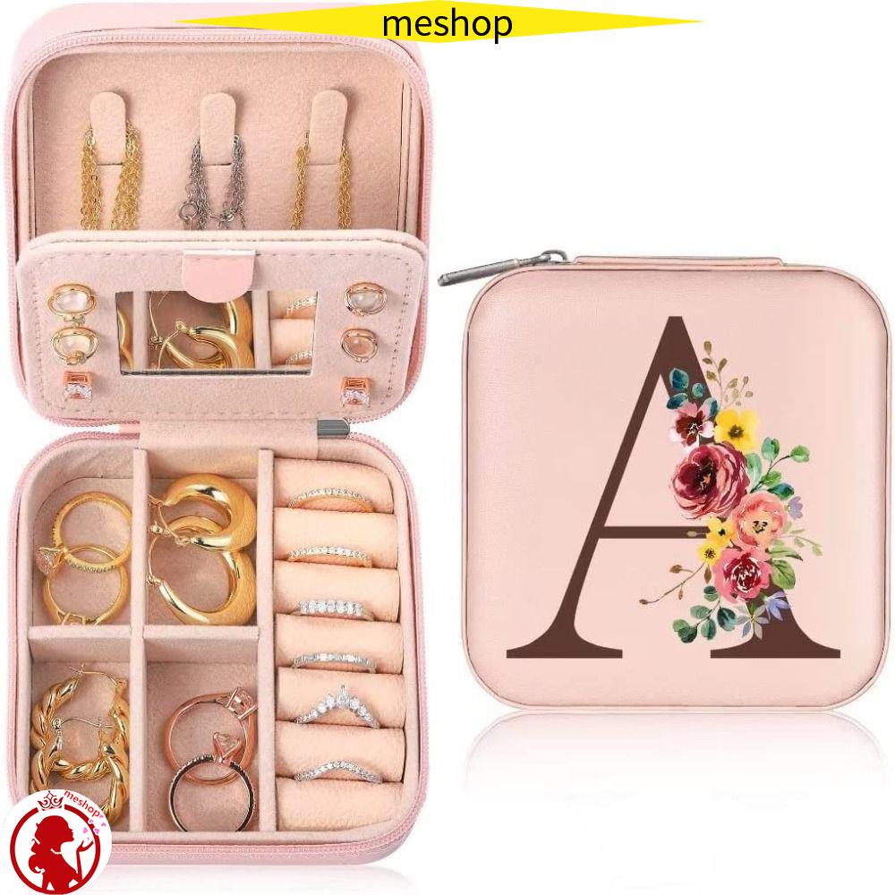ME Hộp Đựng Trang Sức Nhỏ Màu Hồng Thích Hợp Làm Quà Tặng Cho Bạn Gái / Tuổi Teen / Du Lịch