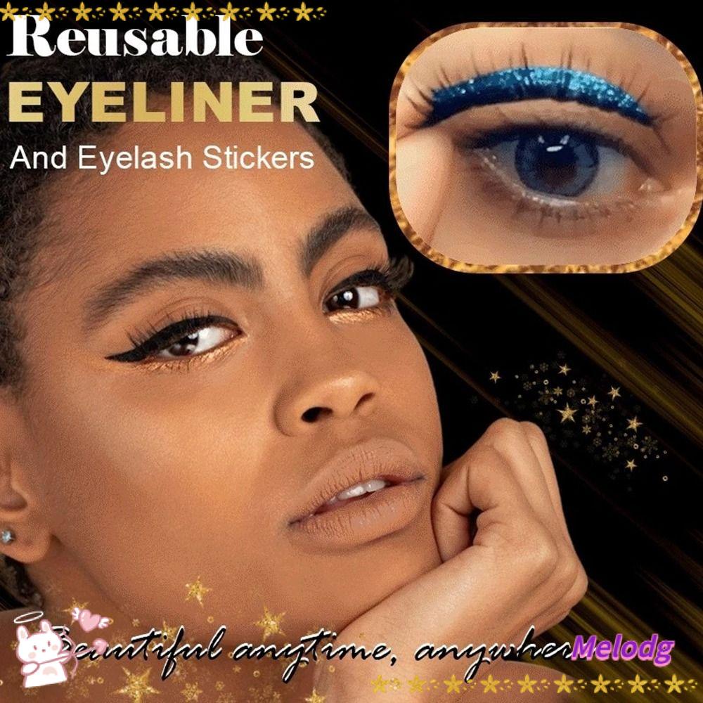 MELODG Bút Kẻ Mắt Và Lông Mi 2 Trong 1 Tự Nhiên Lâu Trôi Có Thể Tái Sử Dụng