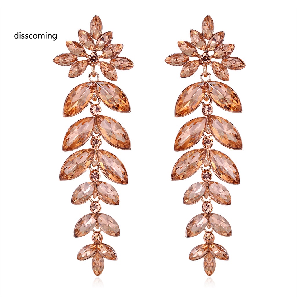 Đầm Nữ Kiểu Dáng Dễ Thương Xinh Xắn Hợp Thời Trang| Bông Tai Dáng Dài Hình Chiếc Lá Màu Đỏ Thời Trang Cho Nữ