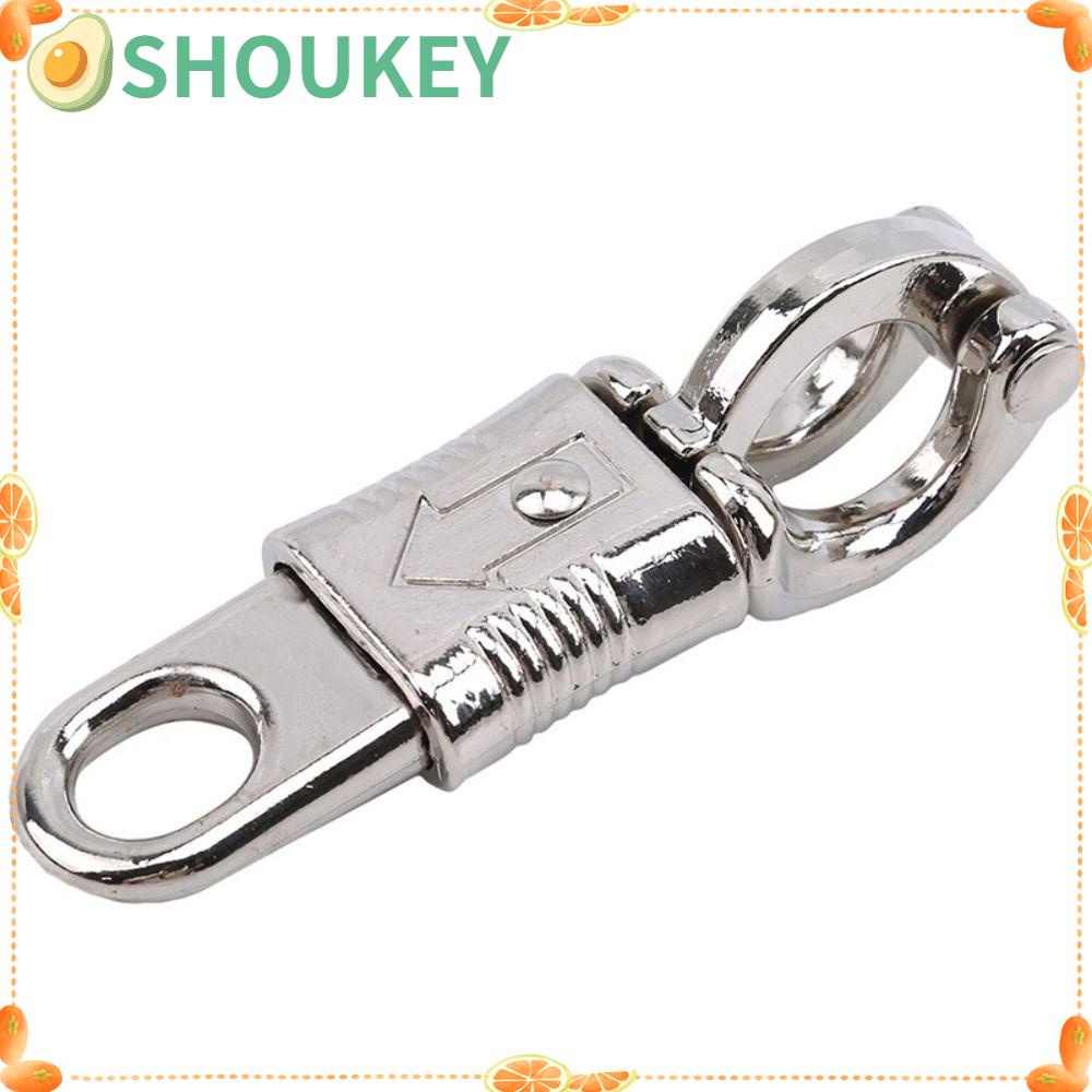 SHOUKEY Móc Khóa Mạ Niken Chất Lượng Cao Kèm Mắt Cố Định Tháo Gỡ Nhanh Cho Paracord
