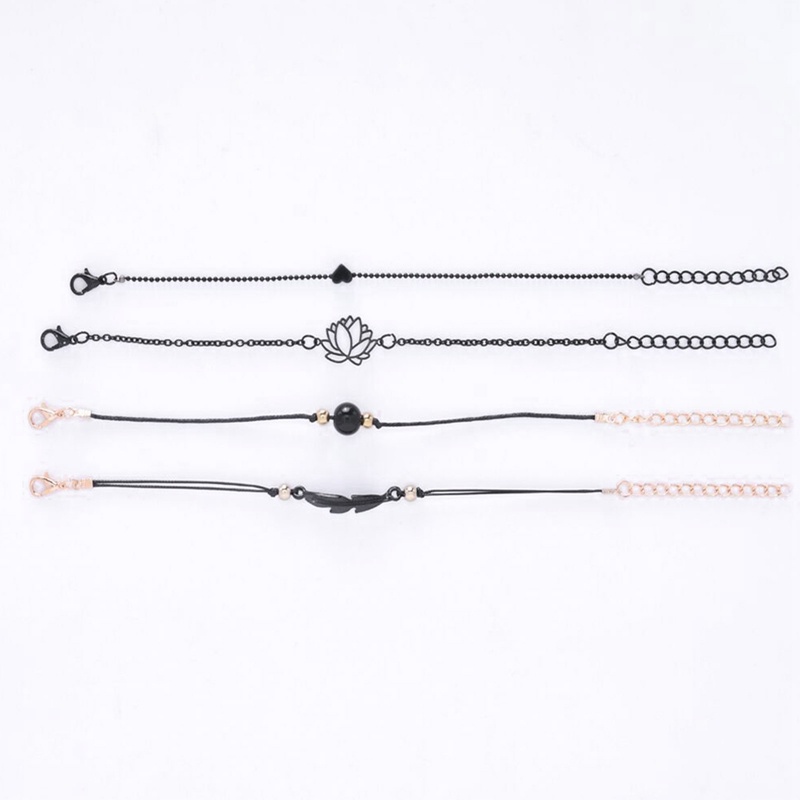 Ygt Set 4 Vòng Tay Phong Cách Gothic Thời Trang Cho Nữ