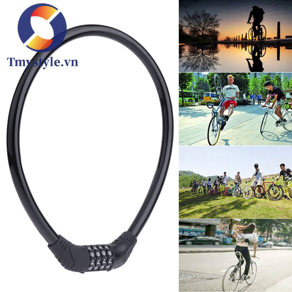 Ổ Khóa Mật Khẩu 4 Số Chống Trộm Cho Xe Đạp, Xe Máy