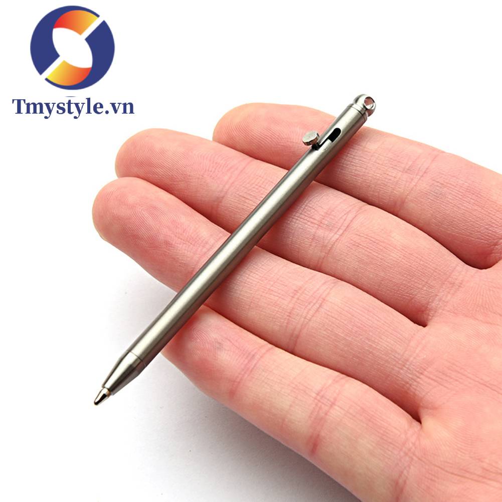 Bút Ký Tên Mini Bằng Kim Loại Titan Dành Cho Cắm Trại Ngoài Trời