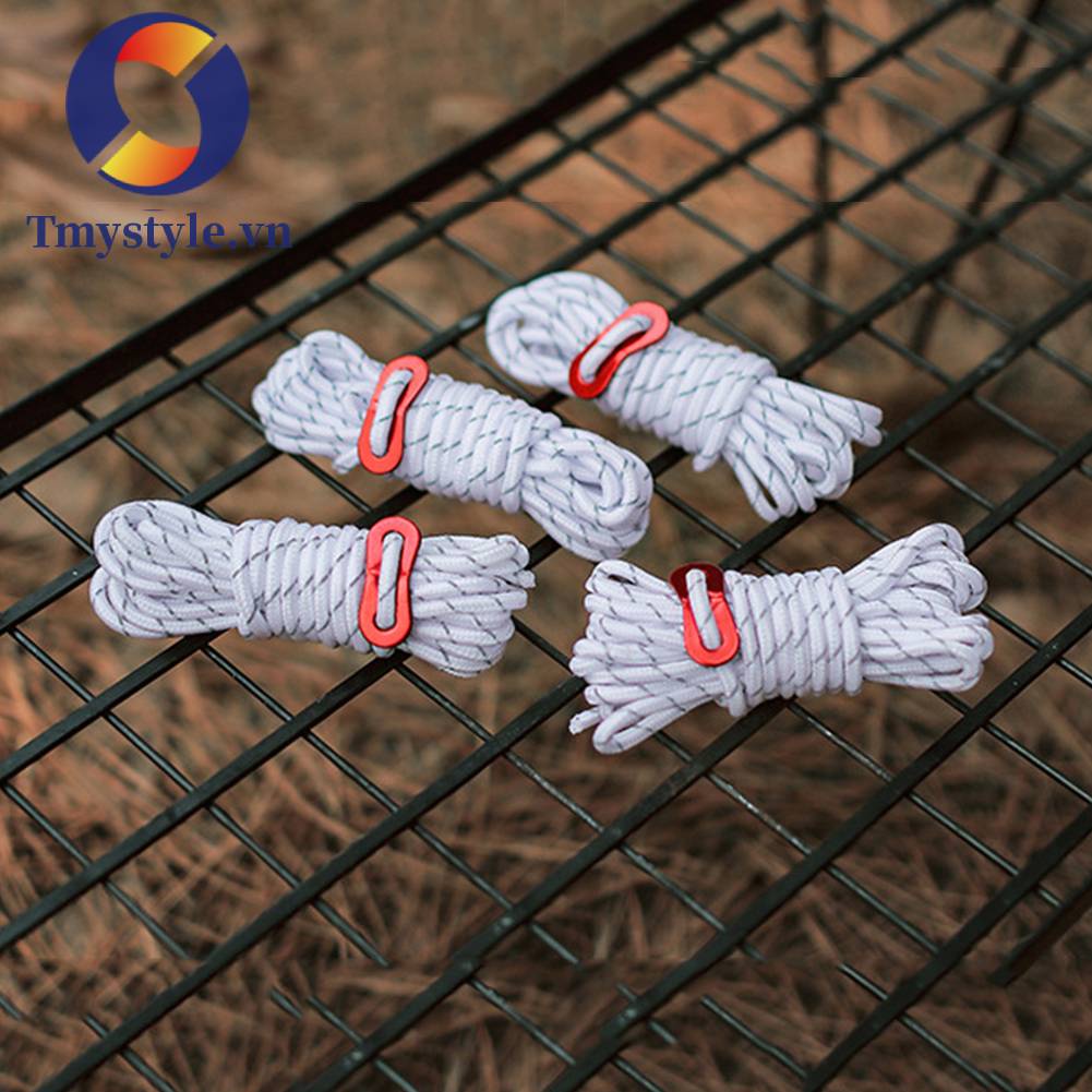 Dây Dù Cắm Trại Phản Quang 4m