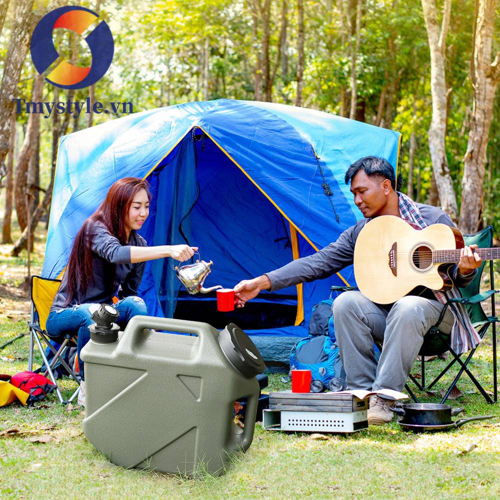 Bình Nước 10L Kèm Vòi Tiện Dụng Cho Hoạt Động Ngoài Trời