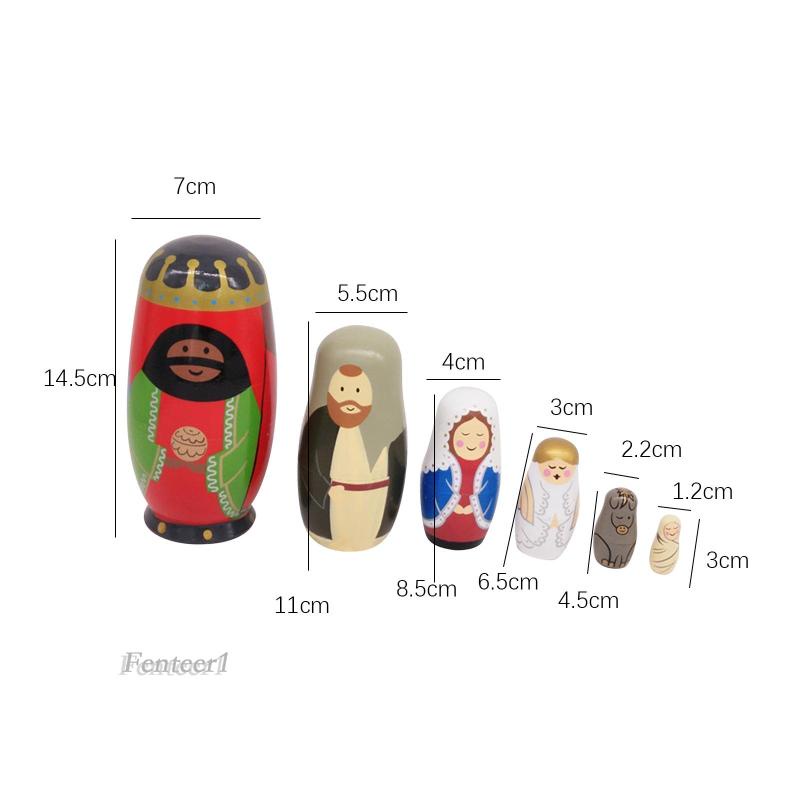 Bộ 6 Búp Bê Nga Matryoshka Chắc Chắn