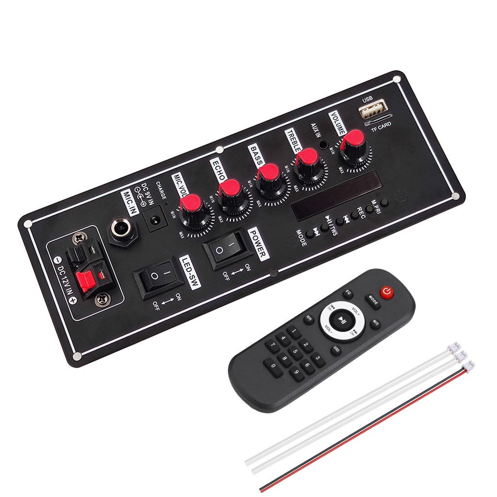 Bảng Mạch Khuếch Đại Âm Thanh Radio AUX TF USB 7.4V 20W Bluetooth 5.0 Chuyên Dụng Cho Xe Hơi / Nhà Cửa DIY