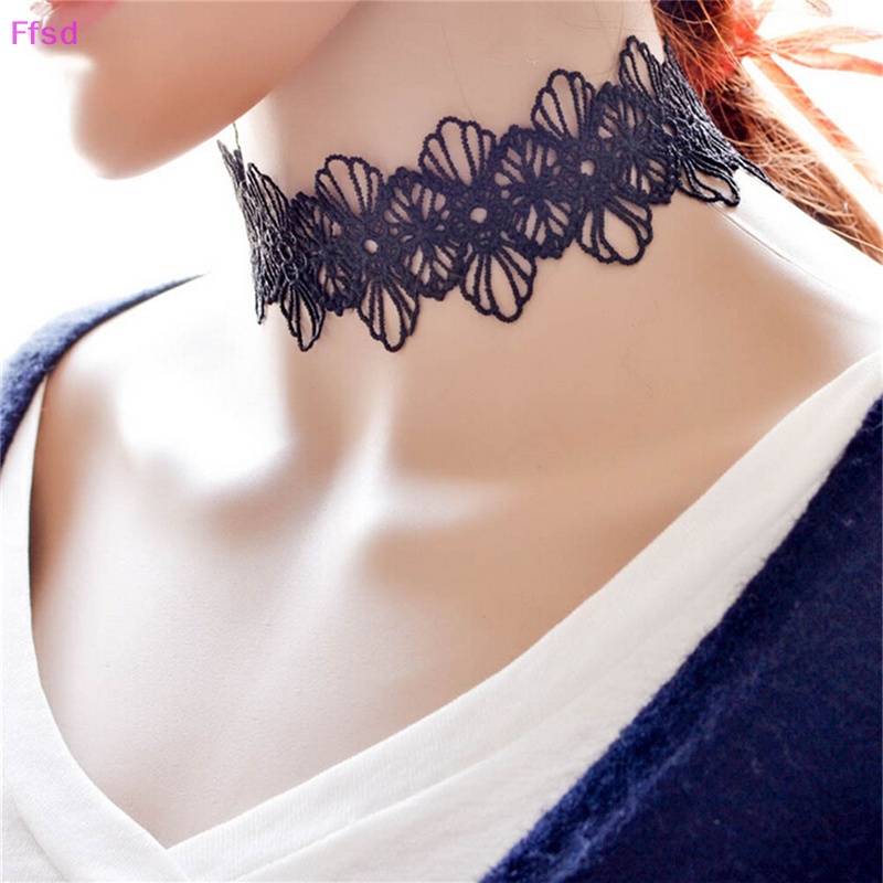 {Ffsd} Vòng Cổ Choker Ren Phong Cách Boho Vintage Gothic Thời Trang Hàng Bán Chạy