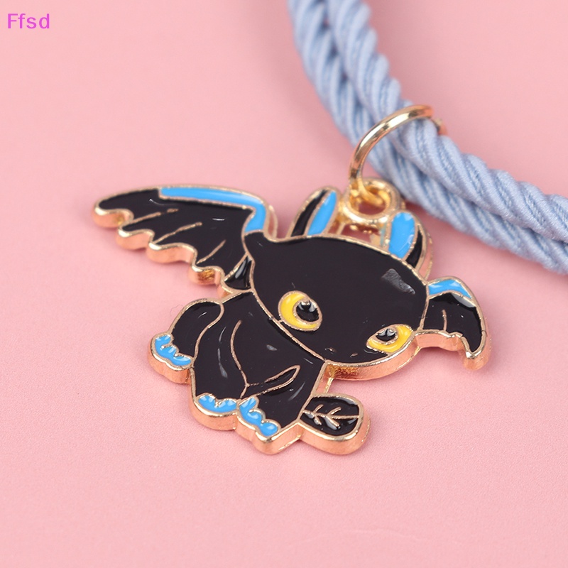 {Ffsd} Set 2 Vòng Tay Dây Bện Từ Tính Họa Tiết Hoạt Hình Dành Cho Cặp Đôi