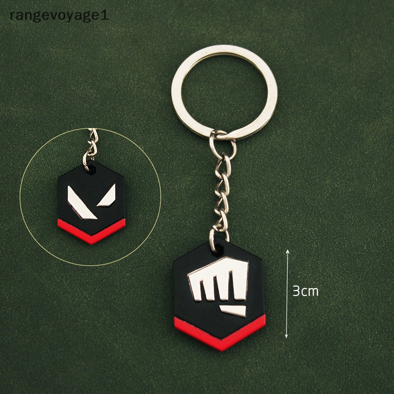 Móc Khóa Kim Loại Mặt Hình Logo Game Valorant Mini Peripheral Thug Fist Mới [rangevoyage1]