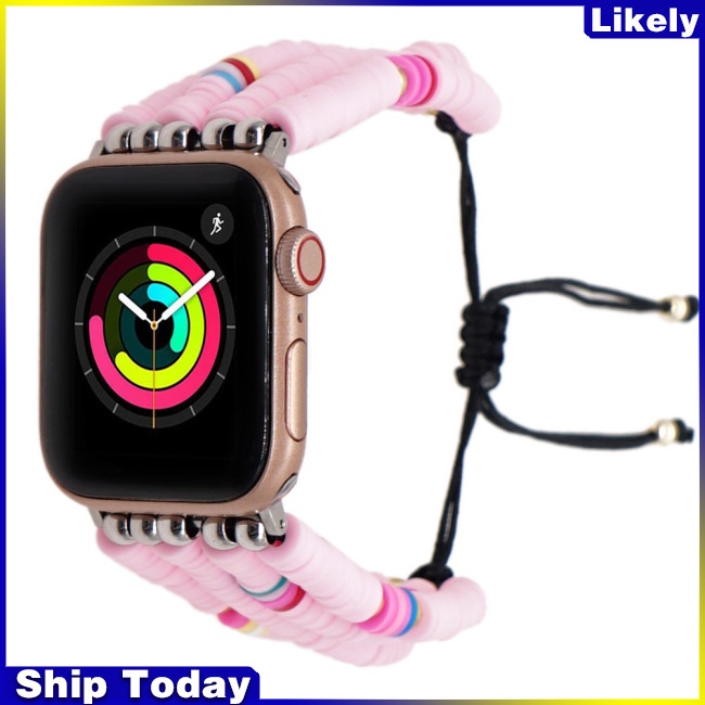 Dây Đeo Mềm Phong Cách Boho Thay Thế Cho iWatch 42-44mm