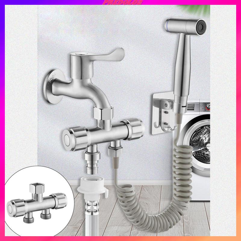 Đầu Nối Vòi Nước Máy Giặt Bằng Thép Không Gỉ Chất Lượng Cao