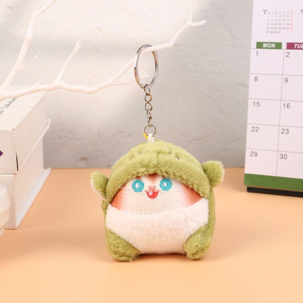 NORMAN Móc Khóa Hình Mèo Nhồi Bông Bằng Cotton PP Trang Trí Ba Lô