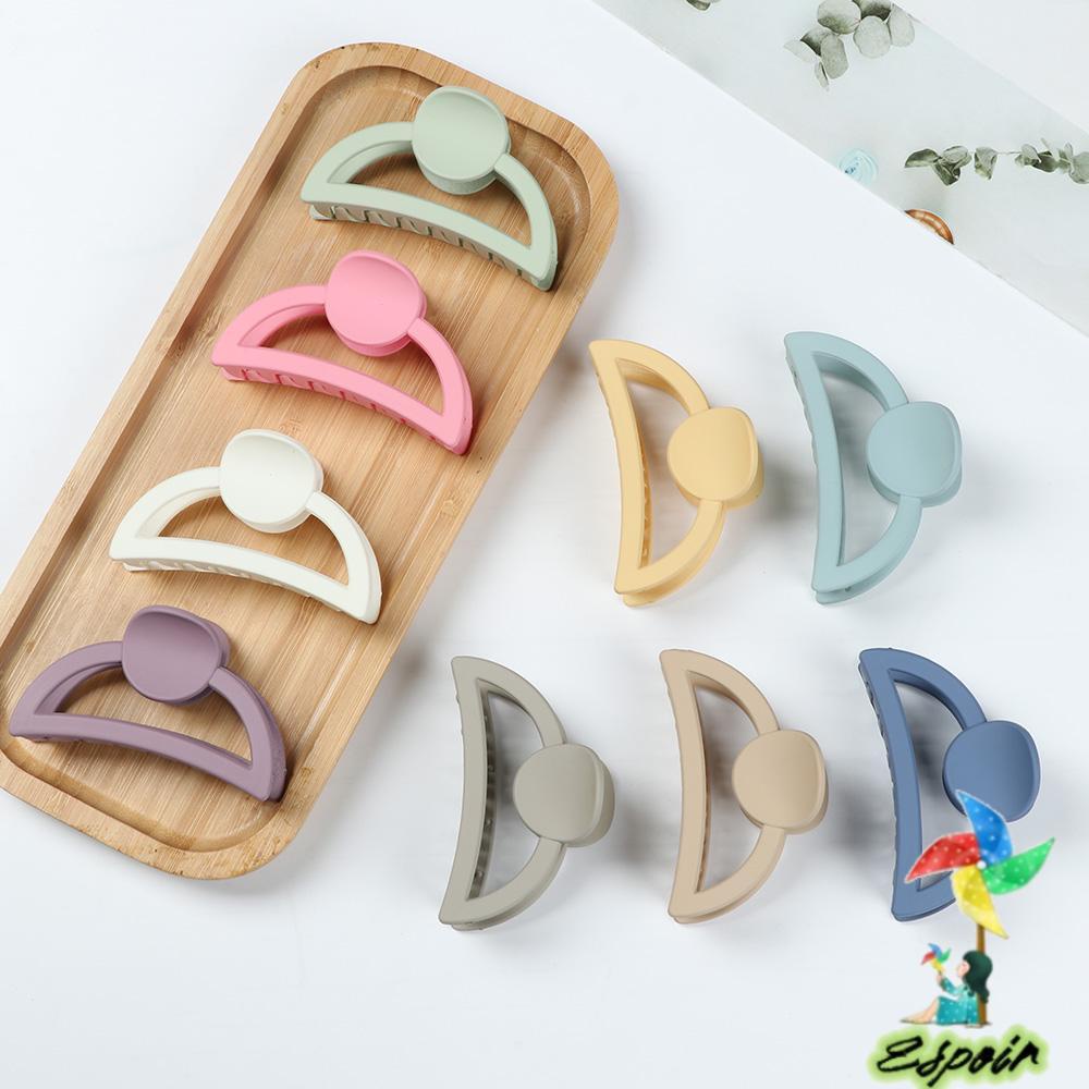 ESPO Kẹp Tóc Nhựa Màu Sắc Ngọt Ngào Xinh Xắn