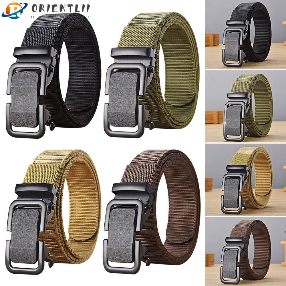 ORIENTLII Thắt Lưng Bện Sợi Nylon Kiểu Dáng Đơn Giản Hợp Thời Trang