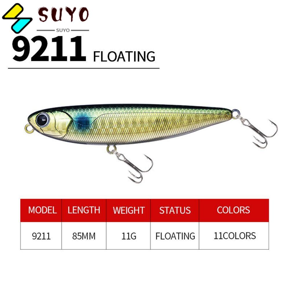 SUYO Mồi Câu Cá Nhân Tạo Có Lưỡi Câu Mẫu Mới Leurre VMC Treble