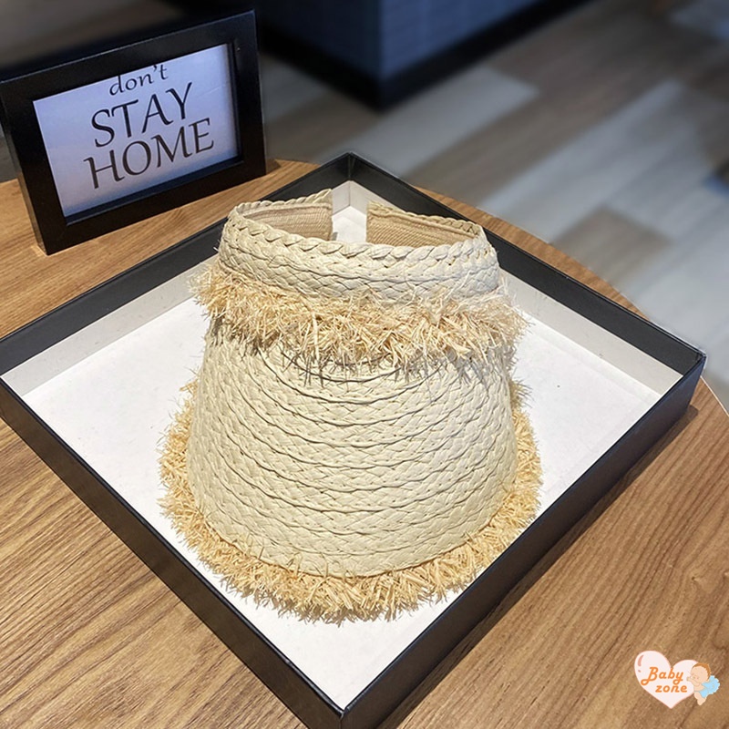 Được Khuyến Nghị! Nón Cói Rộng Vành Hở Chóp Chống Nắng Thời Trang Đi Biển Mùa Hè Cho Bé