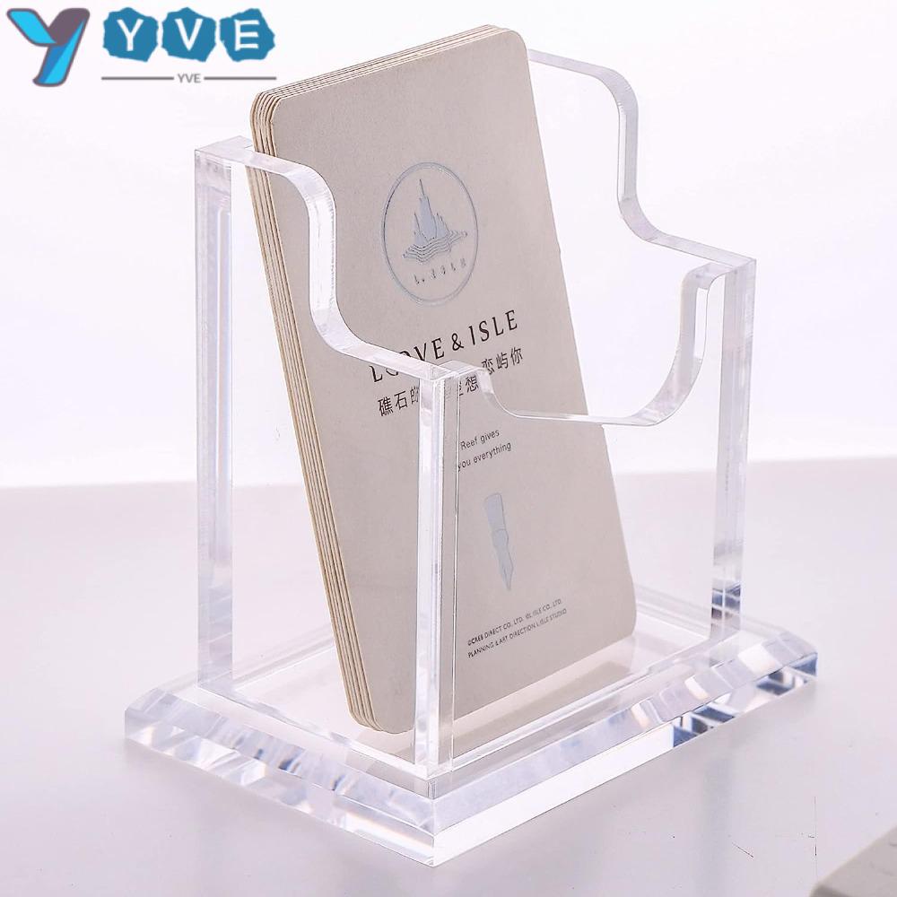 YVE Kẹp Gắn Ảnh Bằng Acrylic Trong Suốt Dùng Trang Trí Văn Phòng